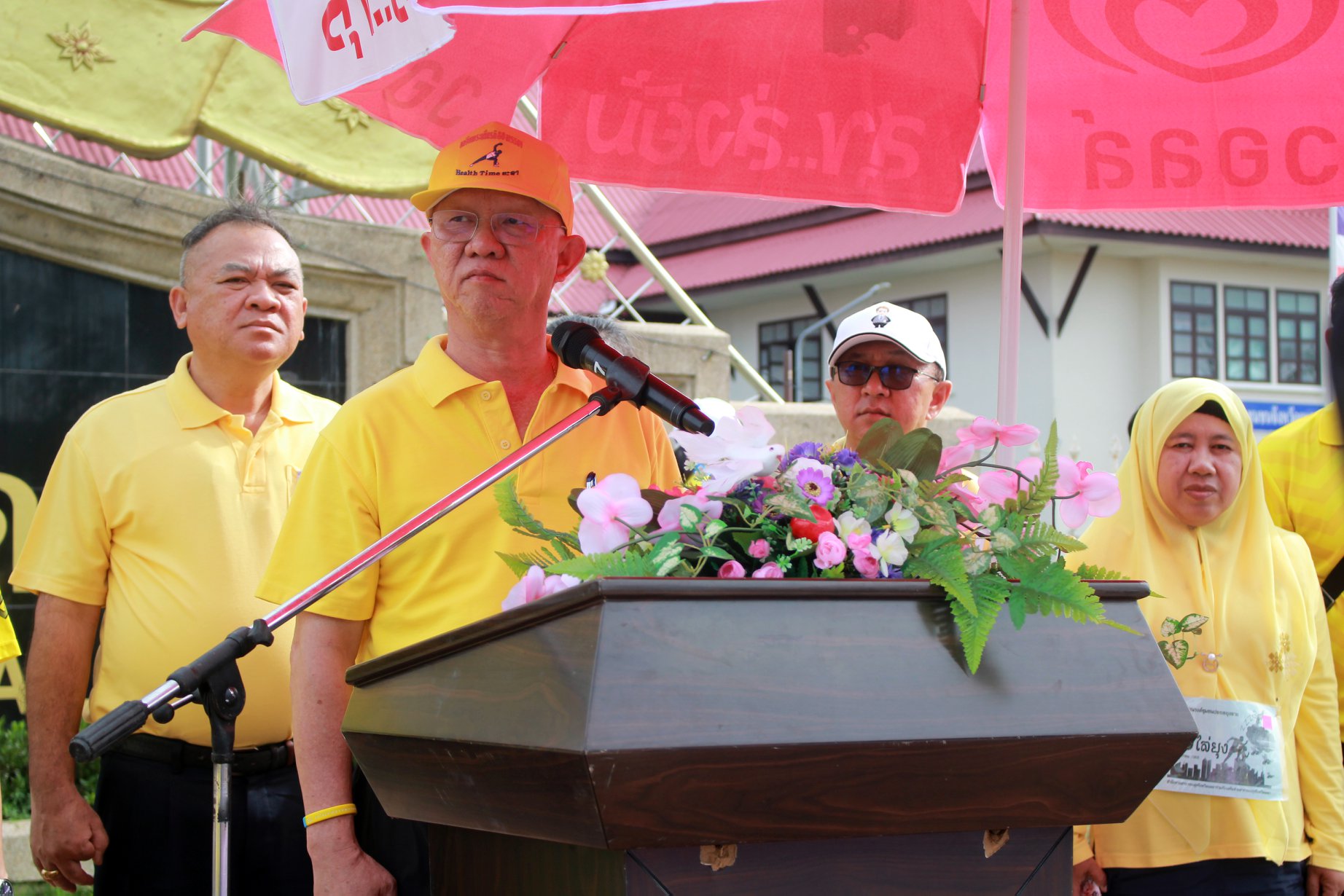 พิธีเปิดงานกิจกรรมรณรงค์ชุมชนปลอดยุงลาย “วิ่งไล่ยูง”