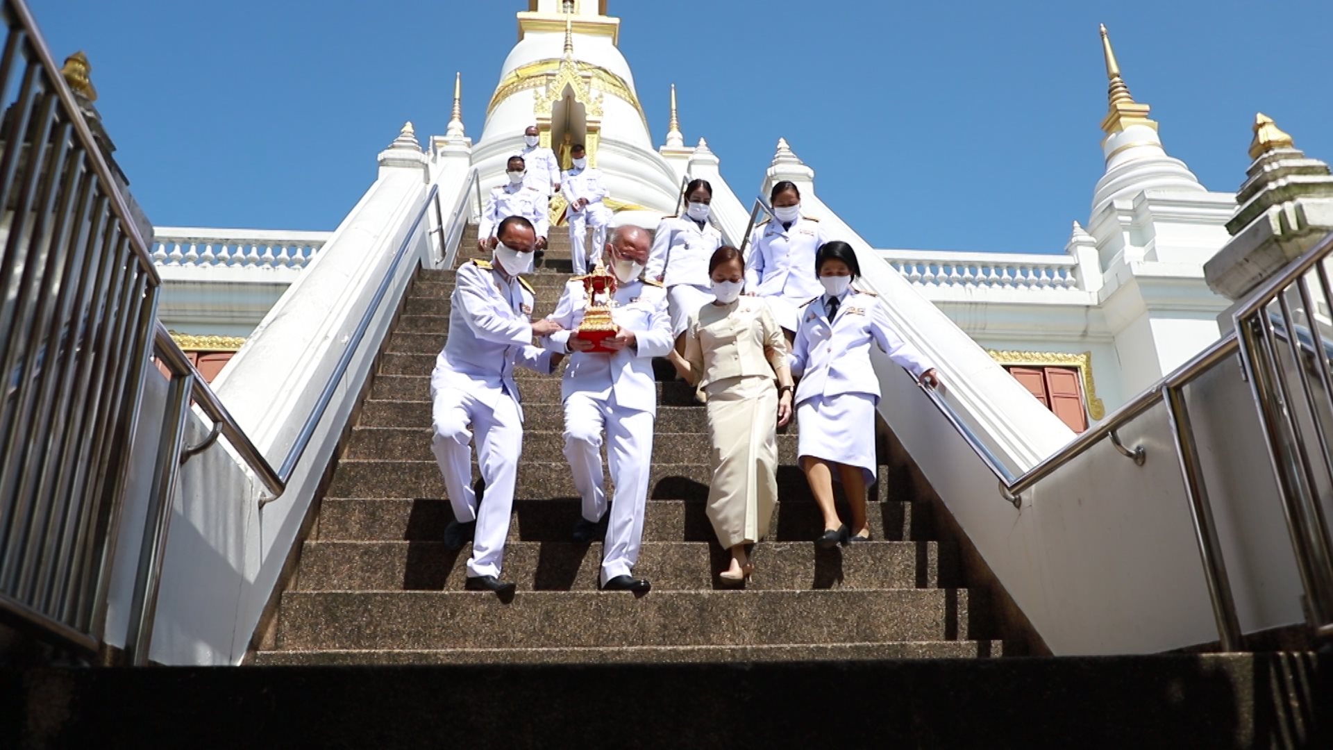 พิธีเจริญพระพุทธมนต์สมโภชพระบรมสารีริกธาตุ เฉลิมพระเกียรติ...
