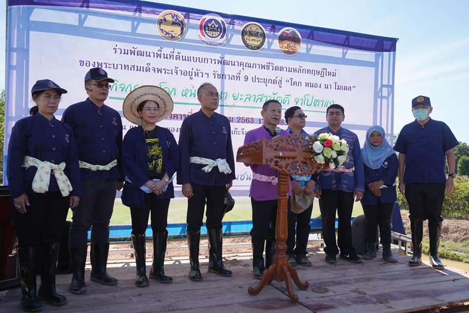 เริ่มแล้ว หลักทฤษฎีใหม่ ประยุกต์สู่ โคก หนอง นา โมเดล..