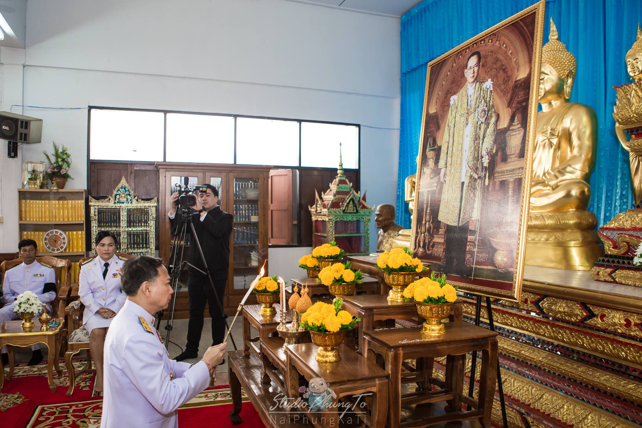 พิธีบรรพชาอุปสมบท ถวายเป็นพระราชกุศลแด่ พระบาทสมเด็จพระปรมินทรมหาภูมิพลอดุลยเดชฯ