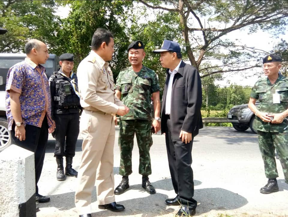 ลงพื้นที่ตรวจสอบที่เกิดเหตุ พร้อมติดตามสถานการณ์...