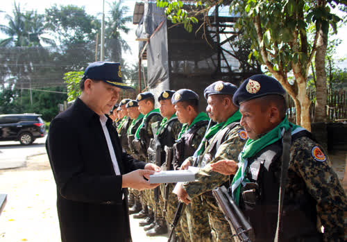 ตรวจเยี่ยม อส.ชุดคุ้มครองตำบล...