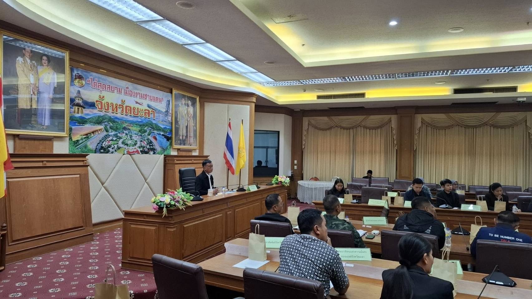จังหวัดยะลาเดินเครื่อง "Quick Big Win" ผนึกกำลังความมั่นคง-พลเรือน ปูพรมแก้ปัญหายาเสพติดแบบบูรณาการ มุ่งเป้าชัยชนะที่ยิ่งใหญ่เพื่อชาวใต้