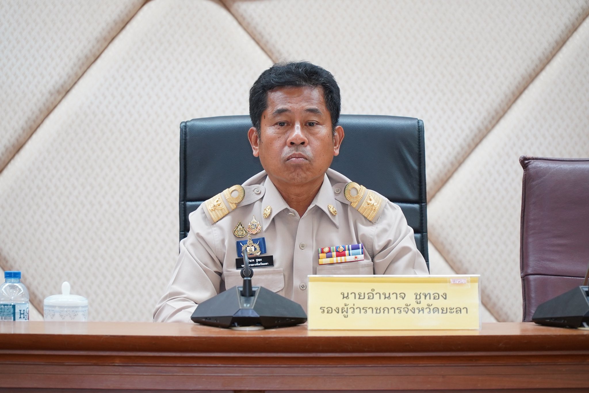 รองผู้ว่ายะลา ประชุมคณะอนุกรรมการติดตามและขับเคลื่อนโครงการอันเนื่องมาจากพระราชดำริ ในพื้นที่ภาคใต้ ครั้งที่ 1/2569